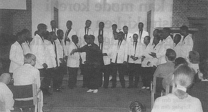 Image of the Angola choir